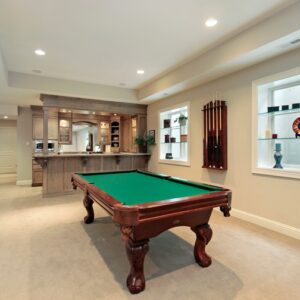 Pool with Kitchen in Basement